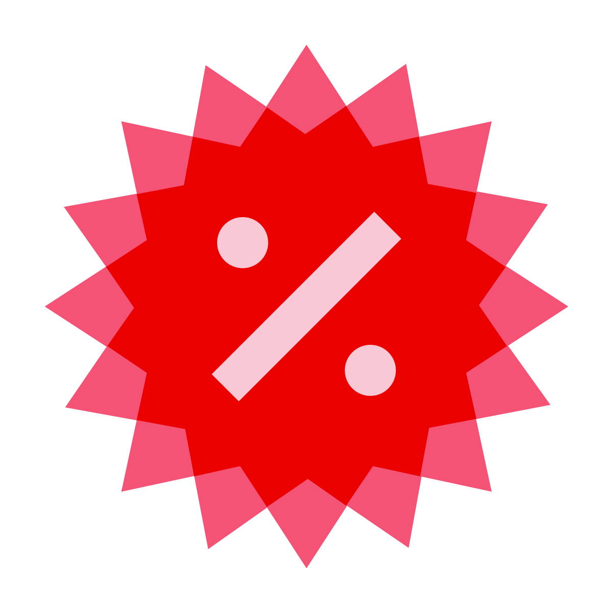 color glass style discount  v3 icon