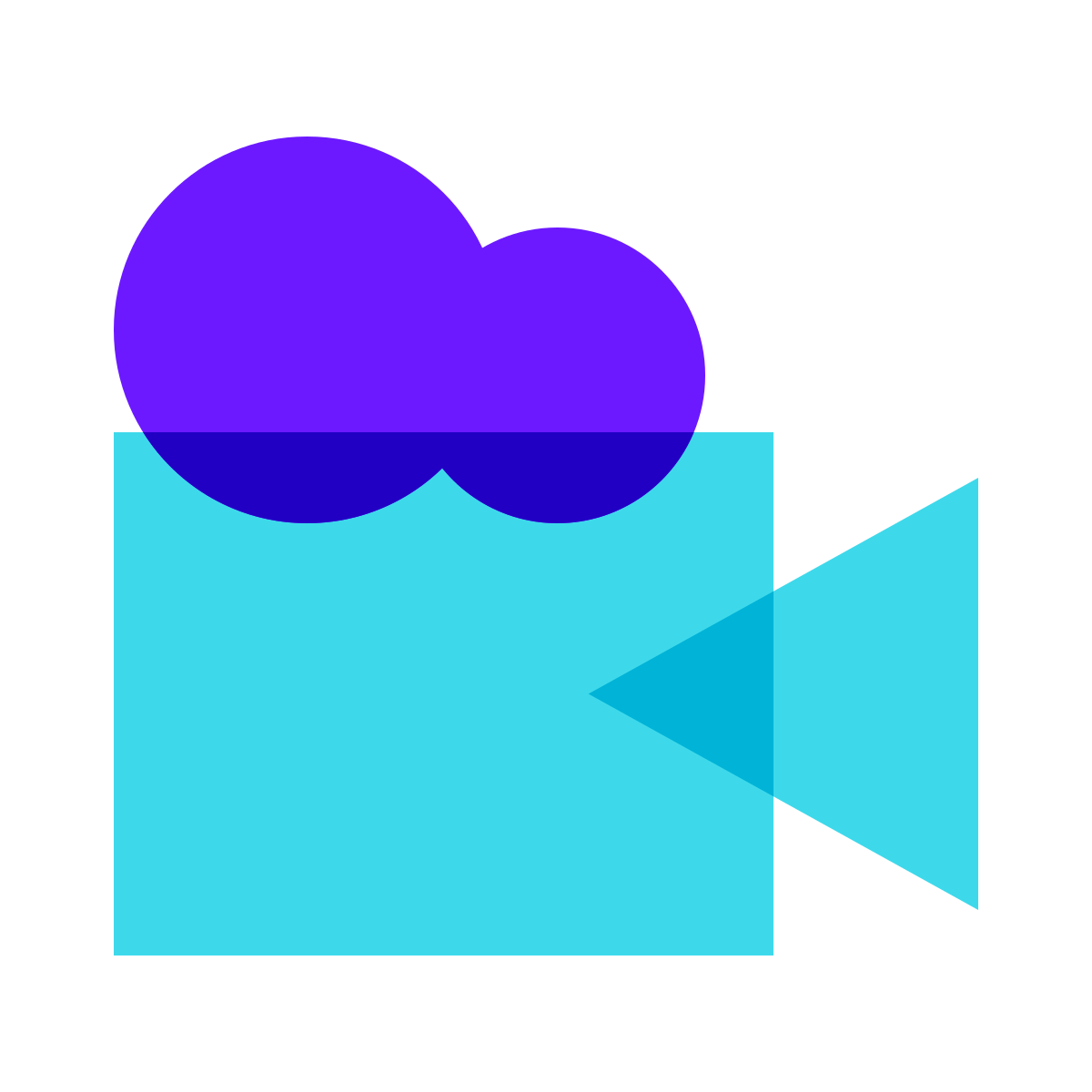 color glass style documentary icon