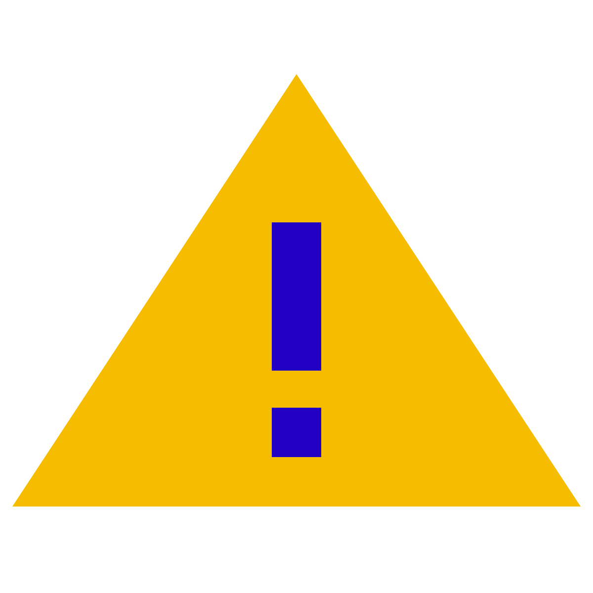 color glass style error icon