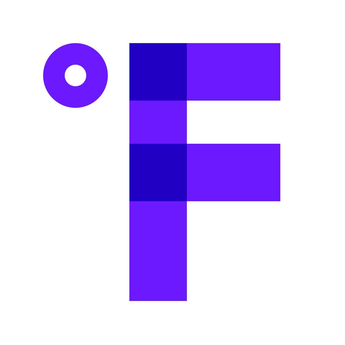 color glass style simbolo fahrenheit icon