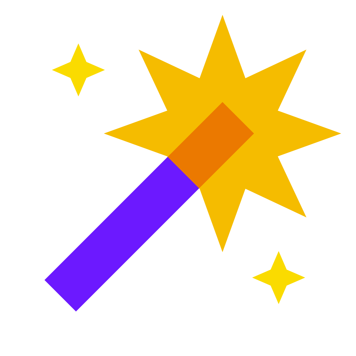 color glass style fantasy icon