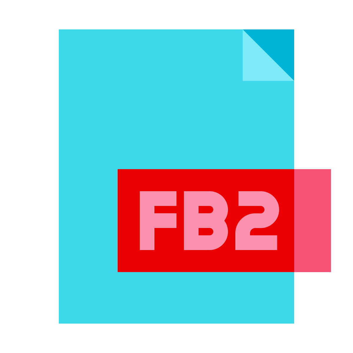 color glass style fb2 icon