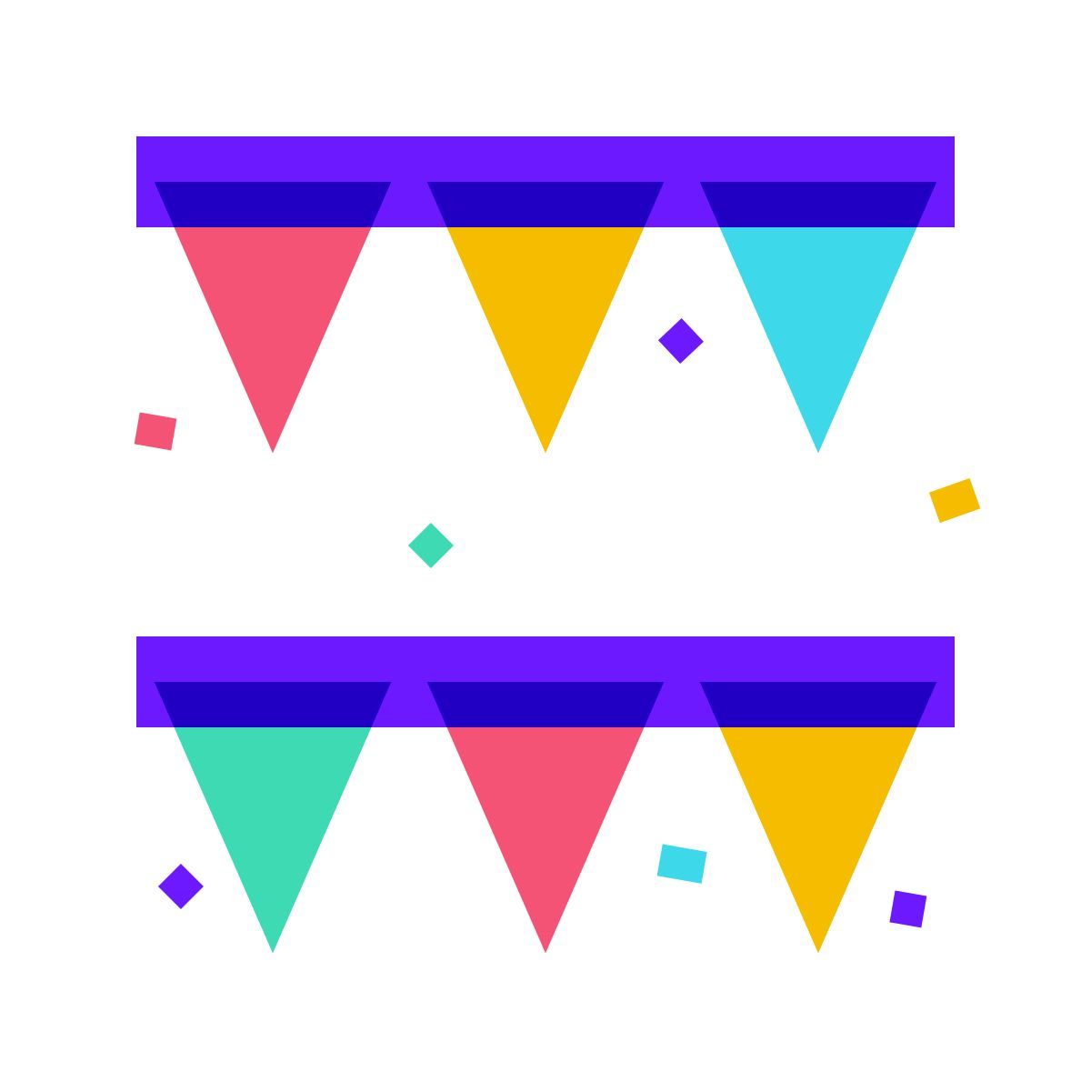 color glass style 节日 icon