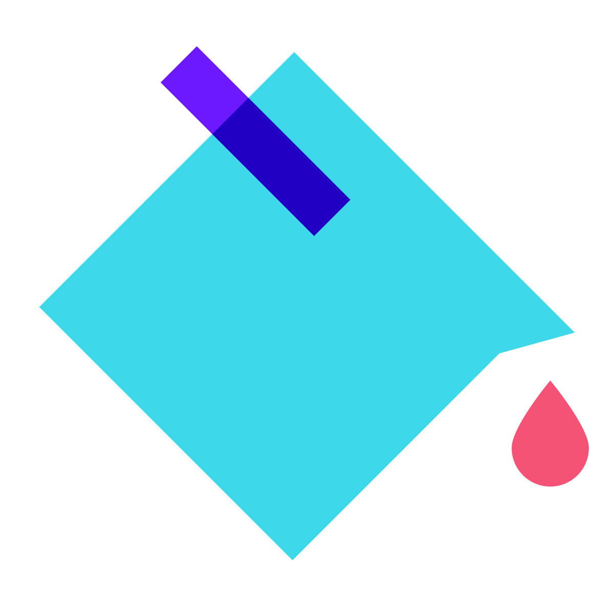 color glass style fill color icon