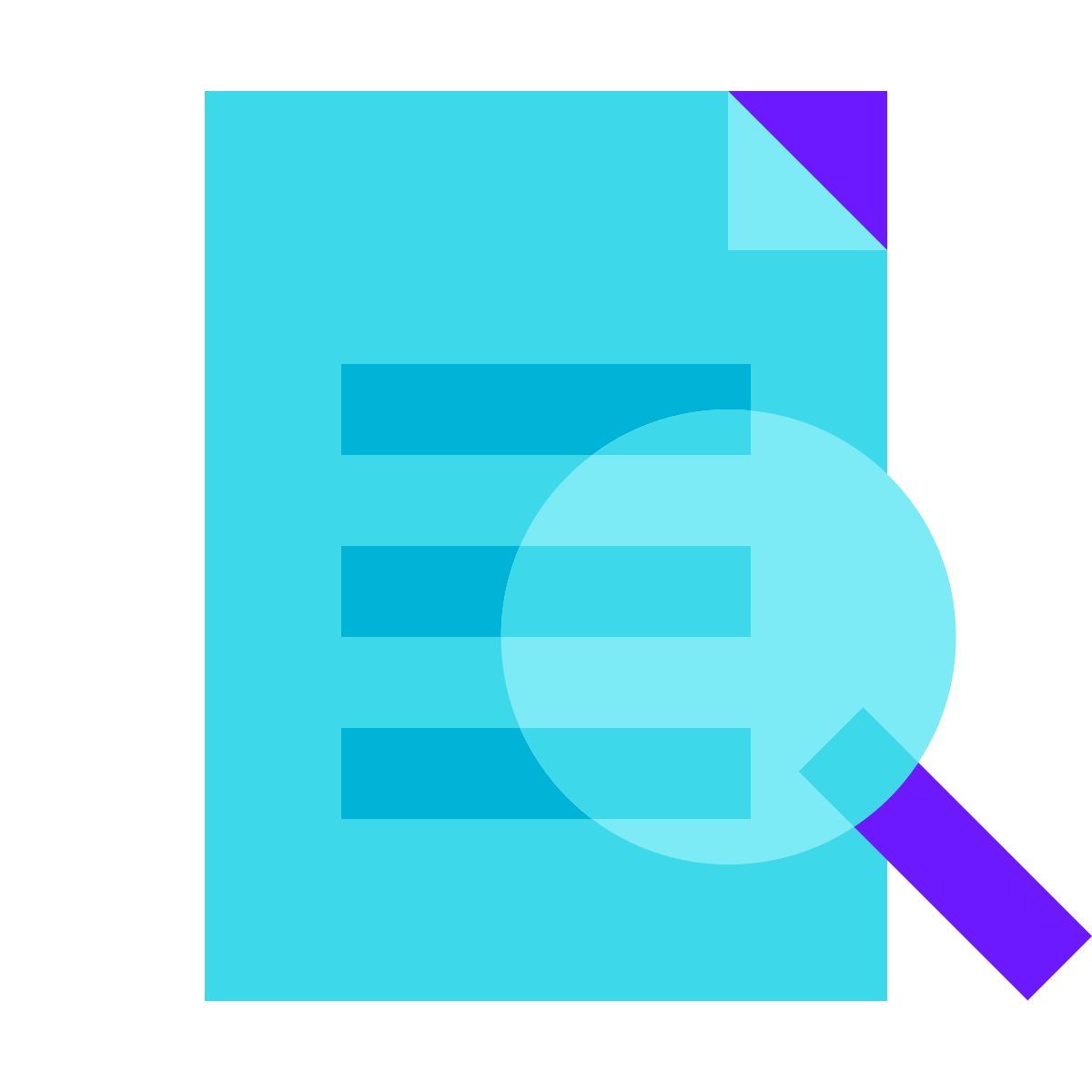 color glass style petits caractères icon