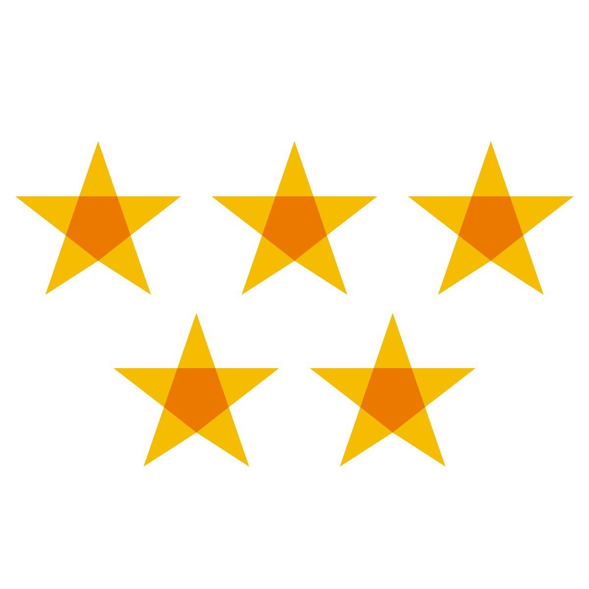 color glass style cinque di cinque icon