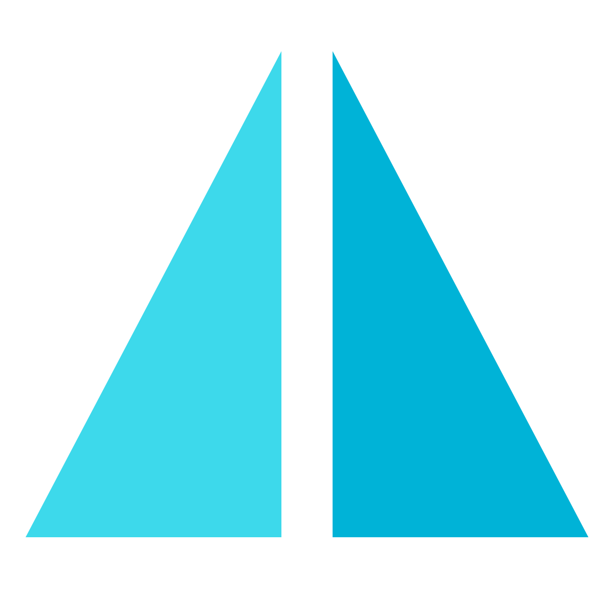 color glass style flip vertical icon