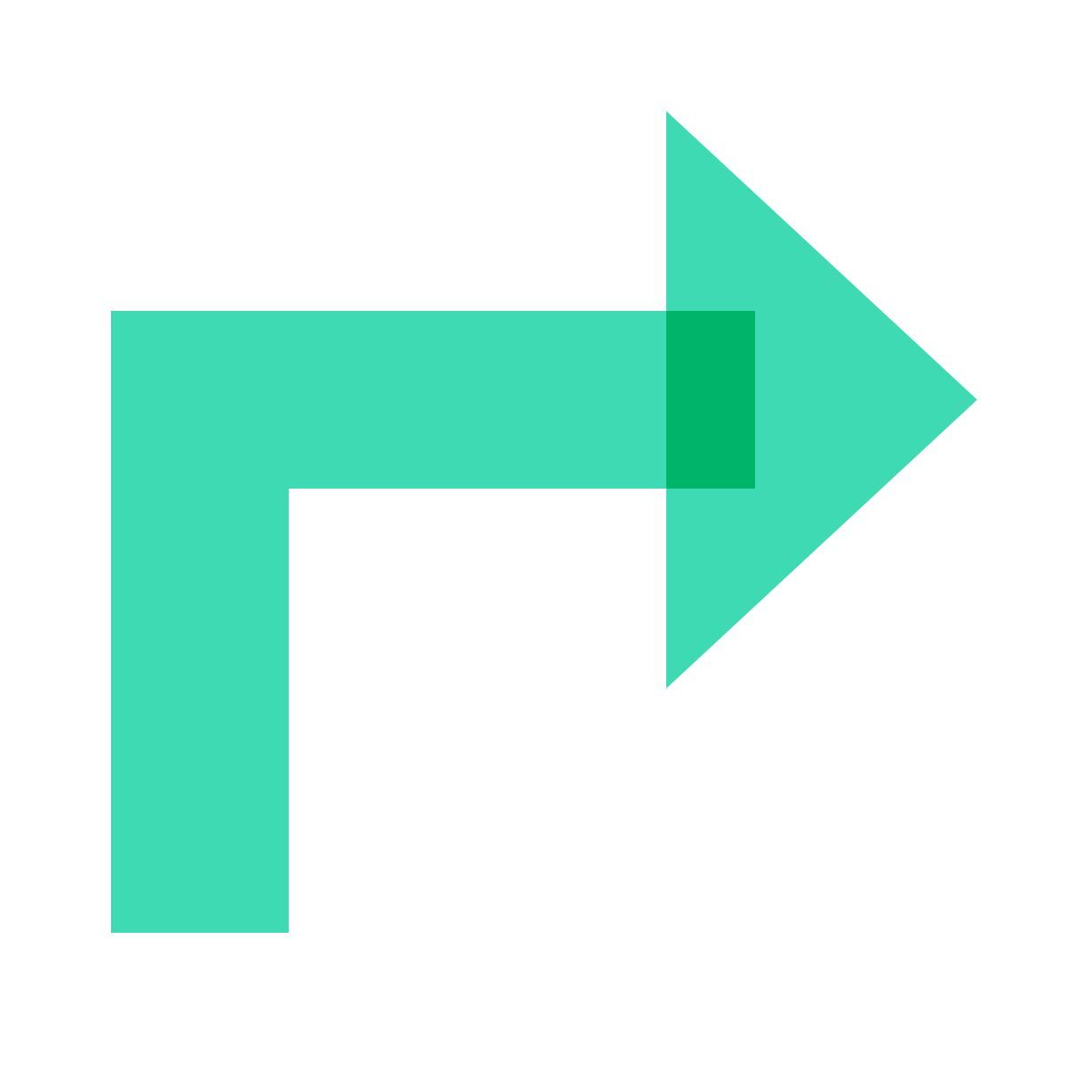 color glass style 前进箭头 icon