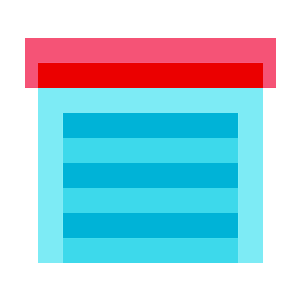 color glass style garage closed icon