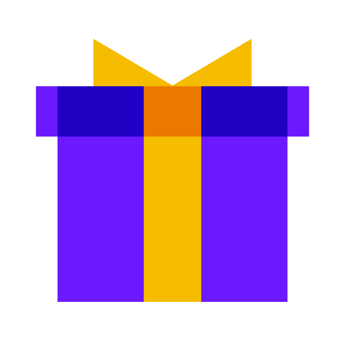 color glass style gift  v2 icon