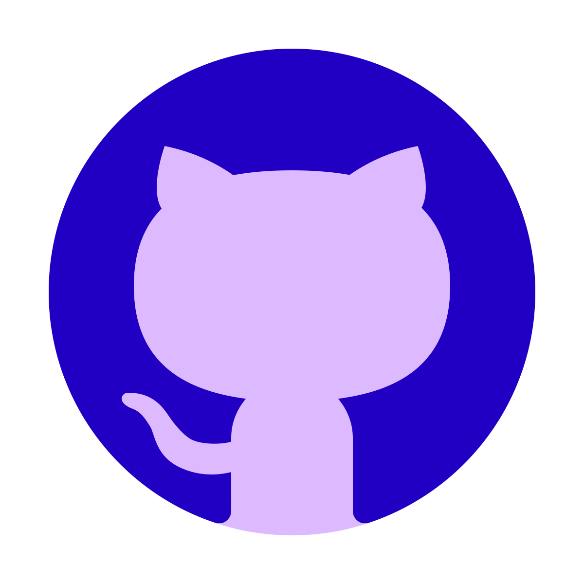 color glass style github  v2 icon