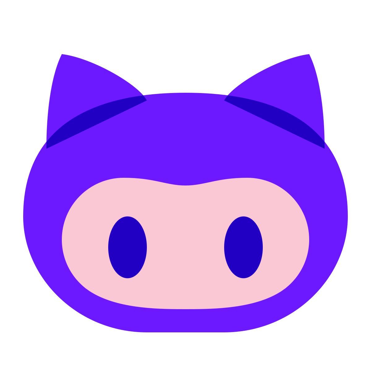 color glass style github2 icon