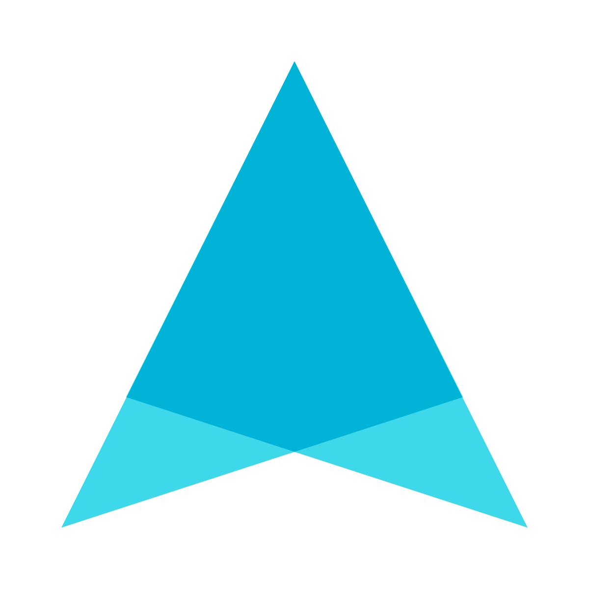 color glass style gps device icon