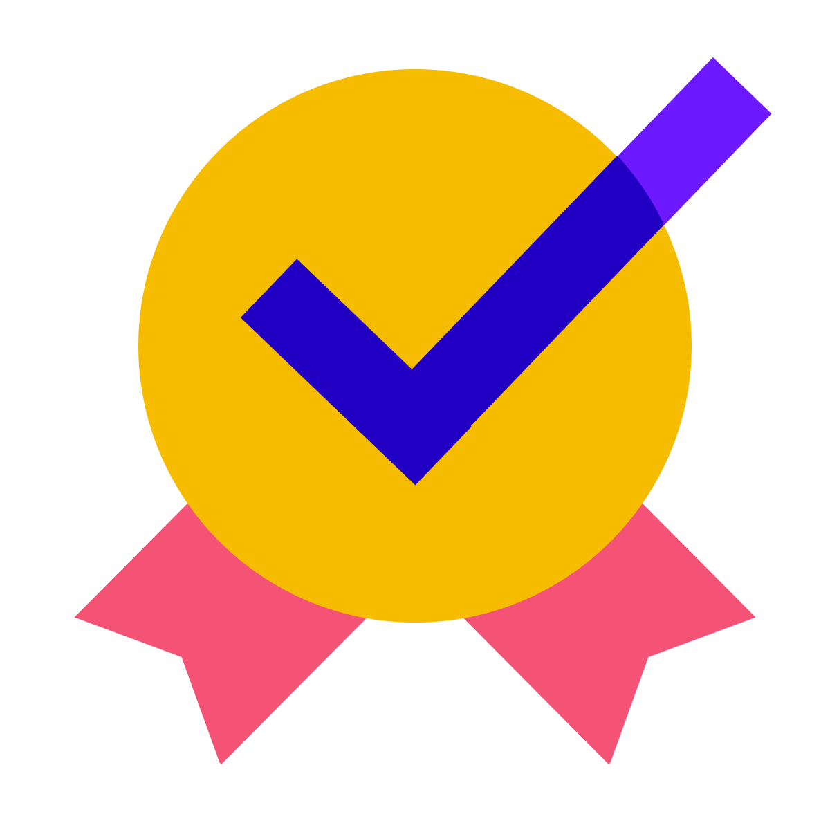 color glass style guarantee  v2 icon