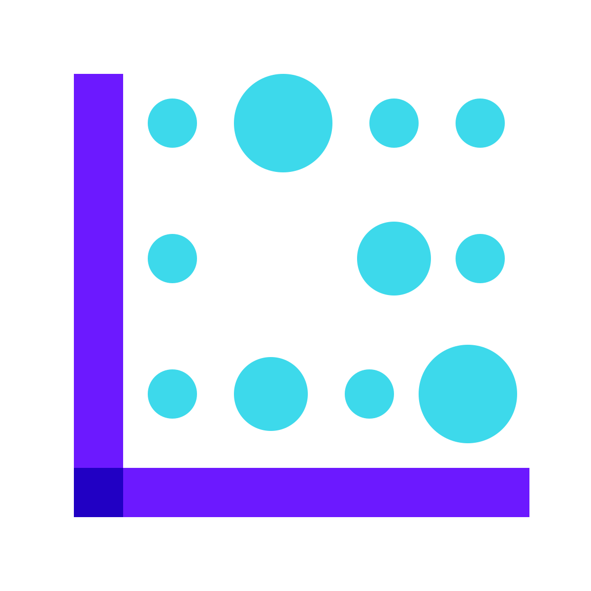 color glass style heat map icon