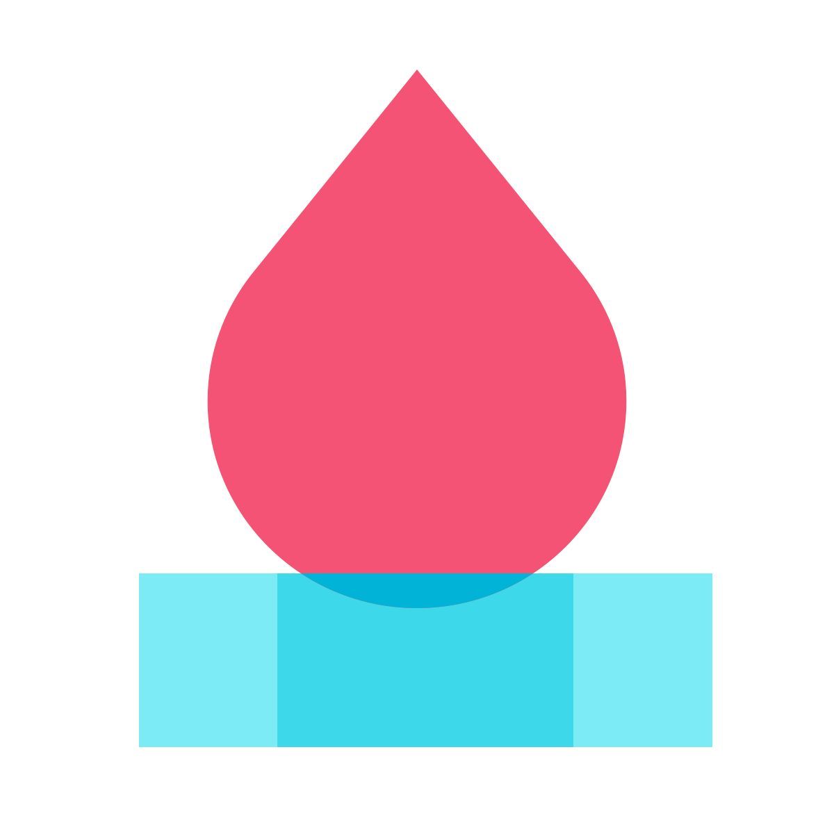 color glass style réchaud icon