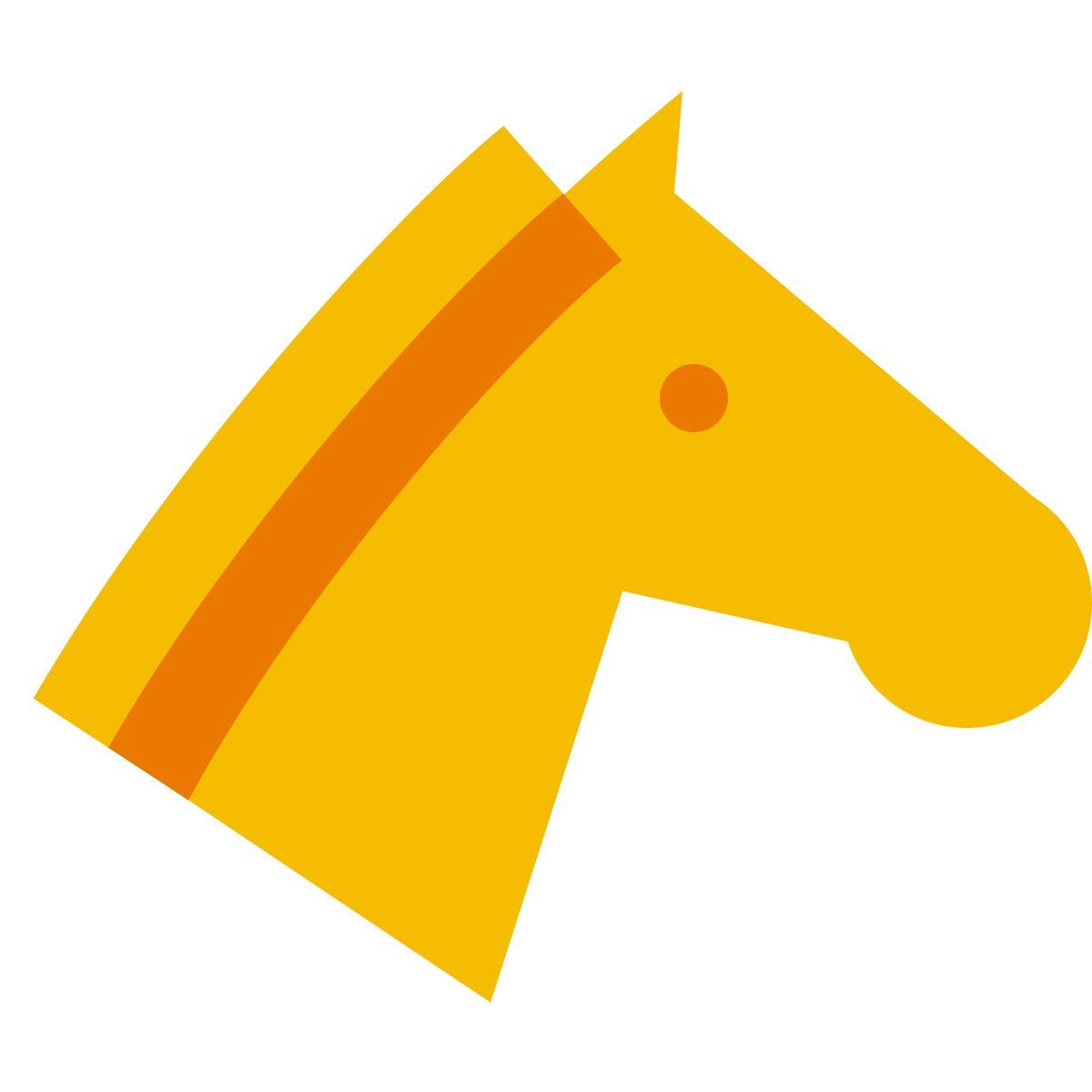 color glass style cheval icon