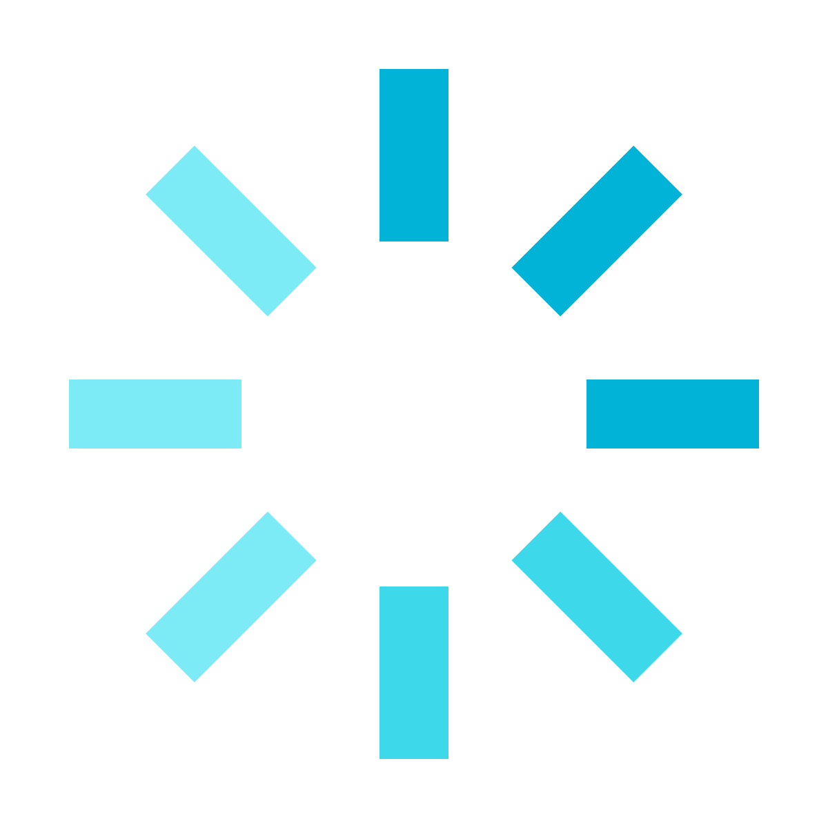 color glass style iphone spinner icon