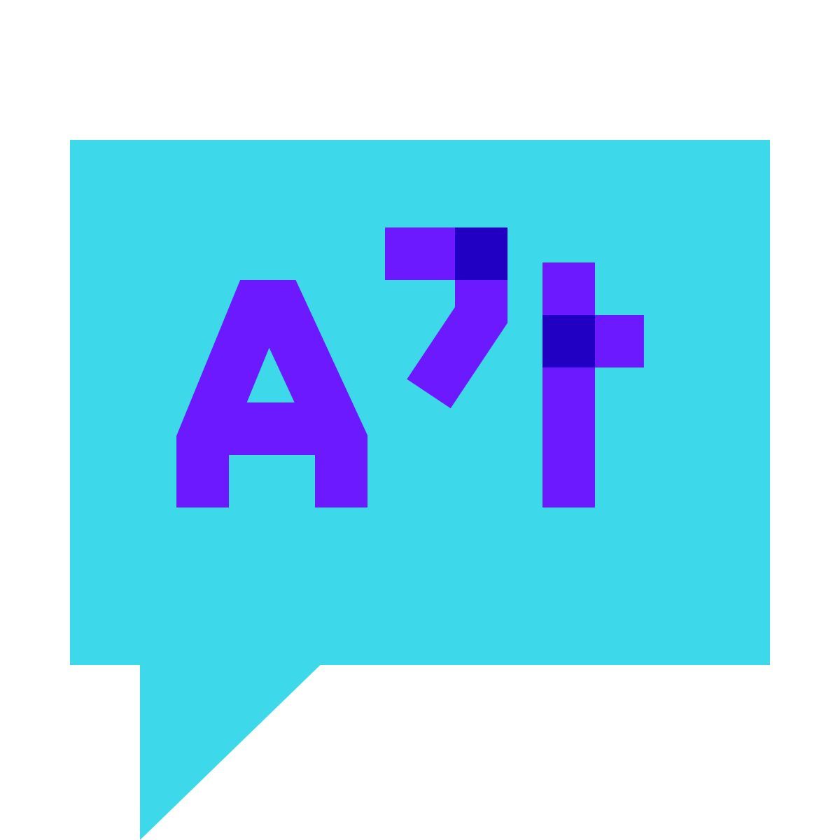 color glass style lingua icon