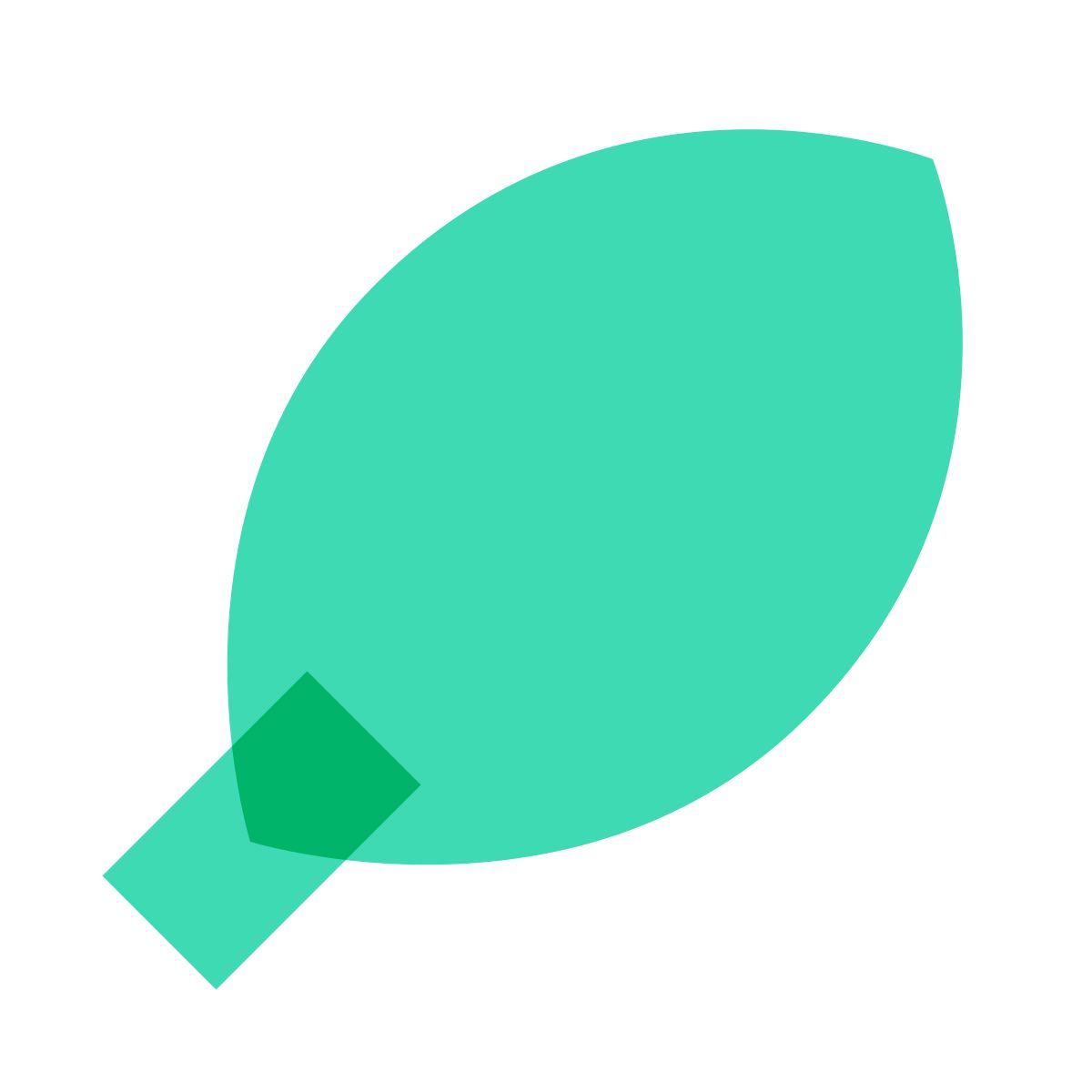 color glass style 잎 icon