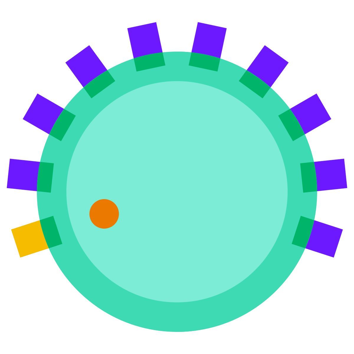 color glass style 라이트 디밍 10 퍼센트 icon