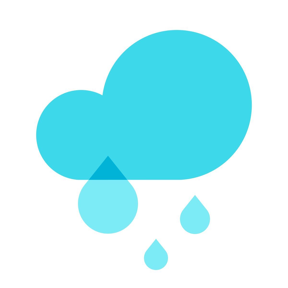 color glass style 小雨 icon