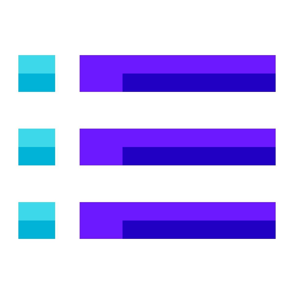 color glass style 名单 icon