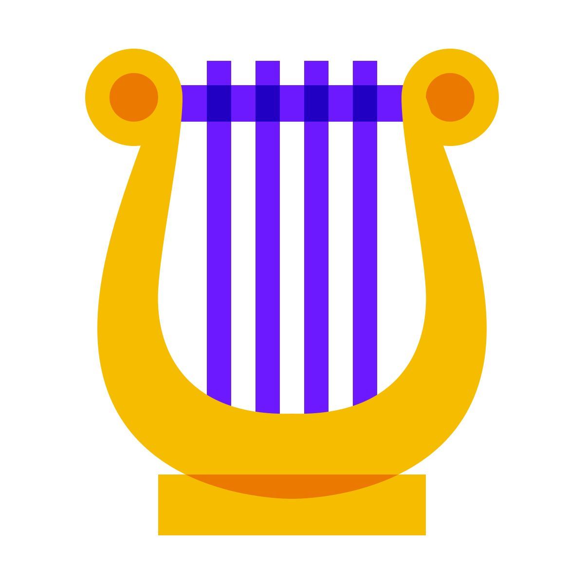 color glass style classique icon