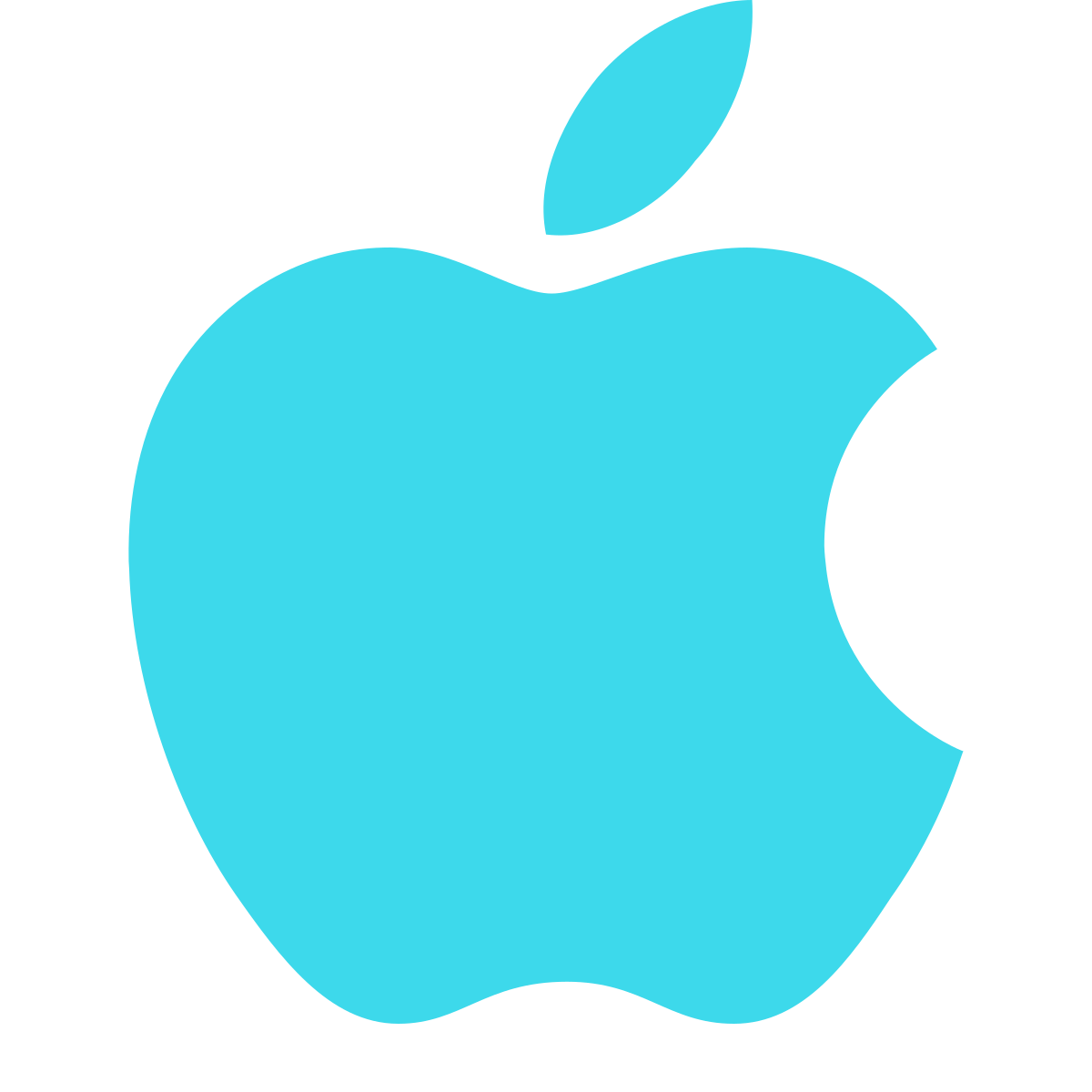 color glass style mac os icon