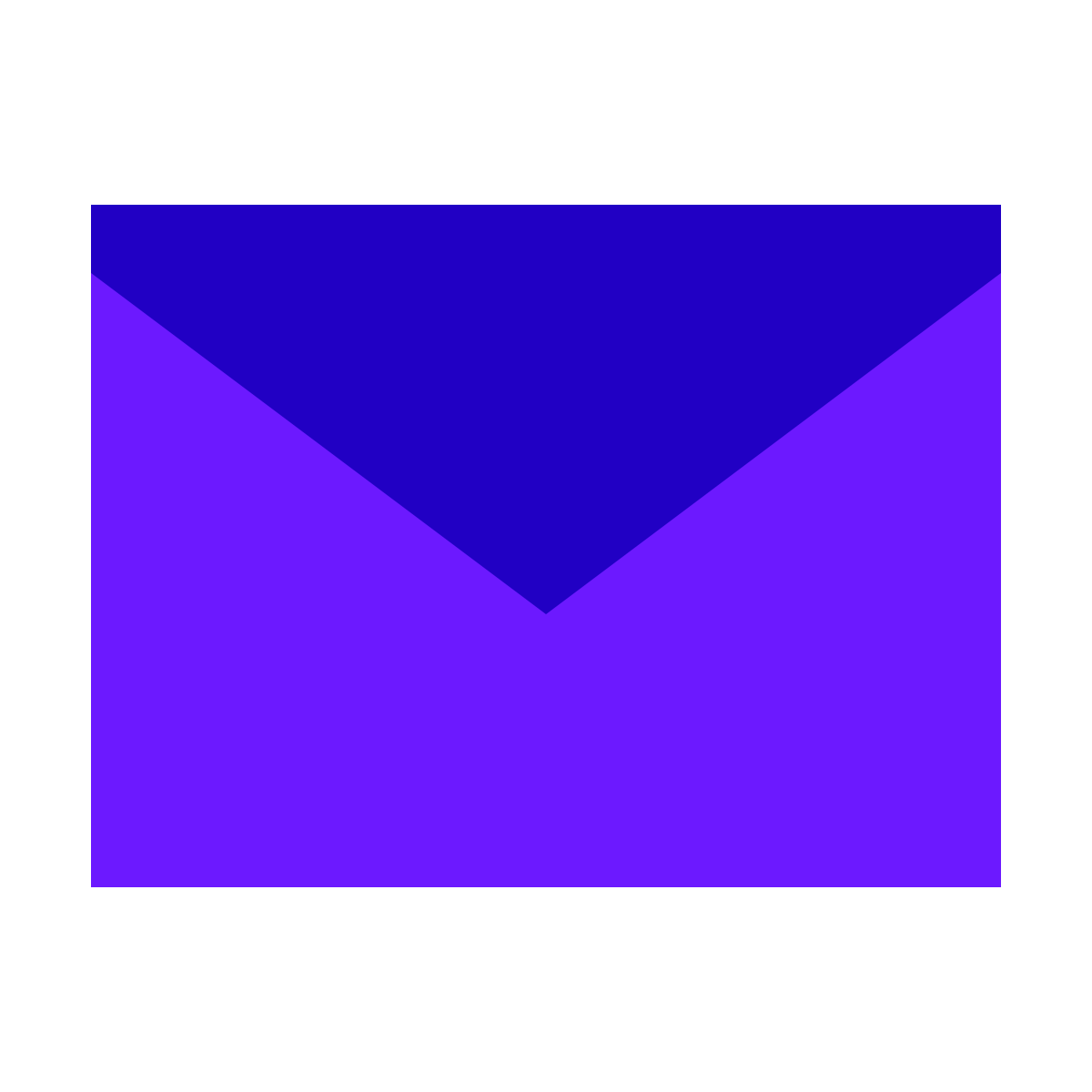 color glass style mail  v2 icon
