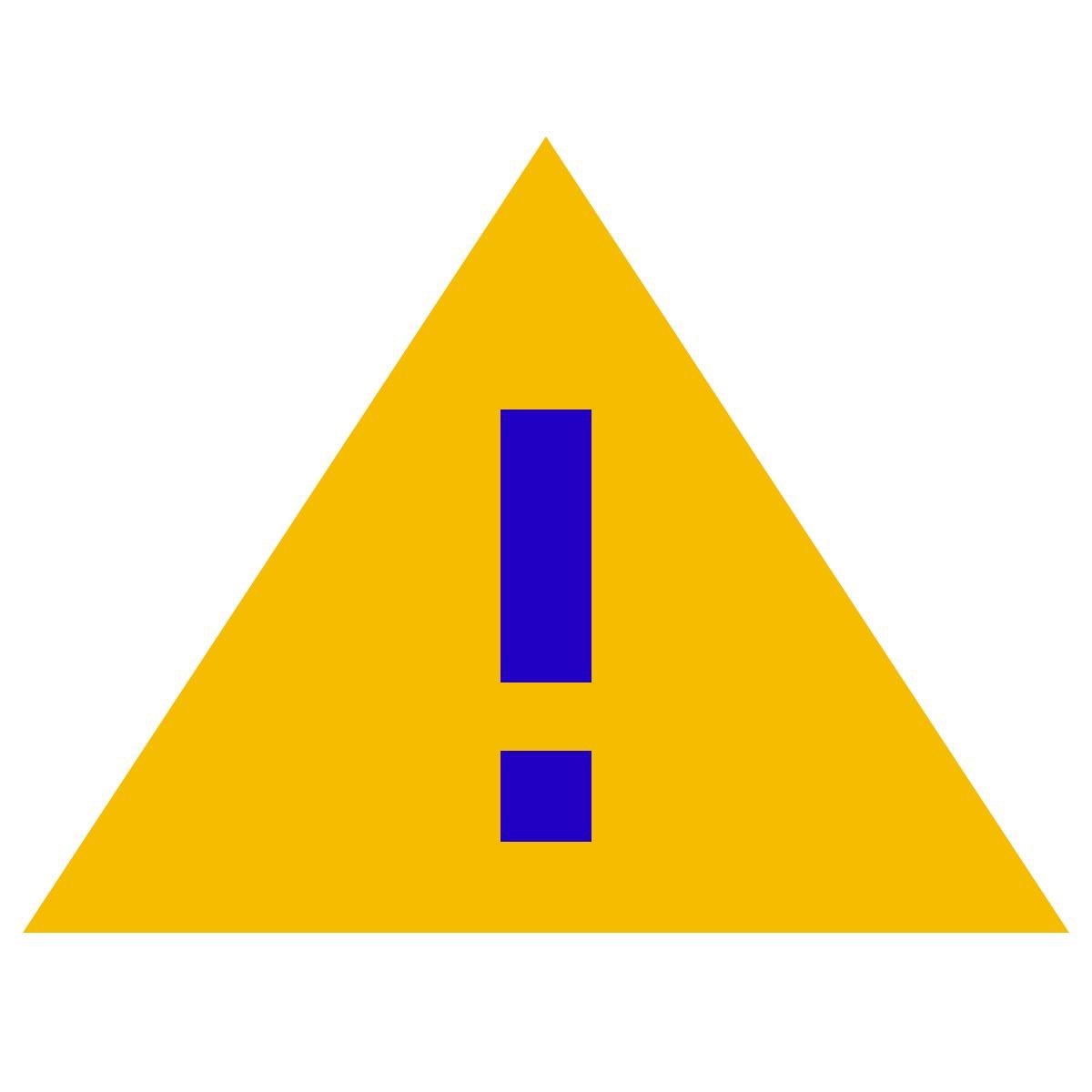 color glass style mittleres risiko icon