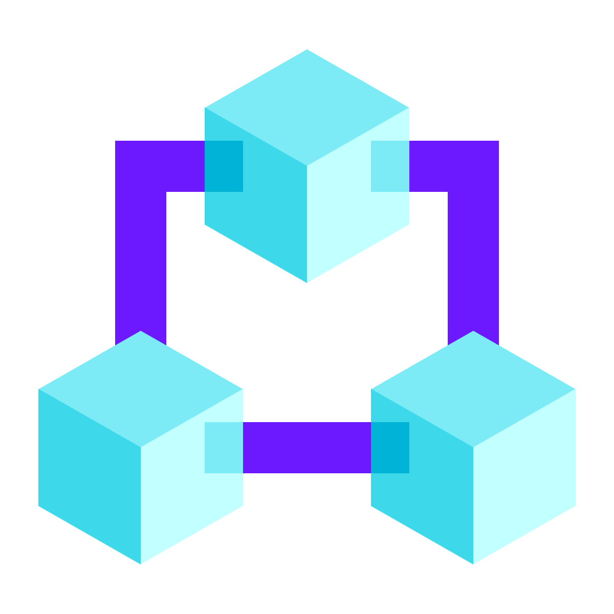 color glass style module icon