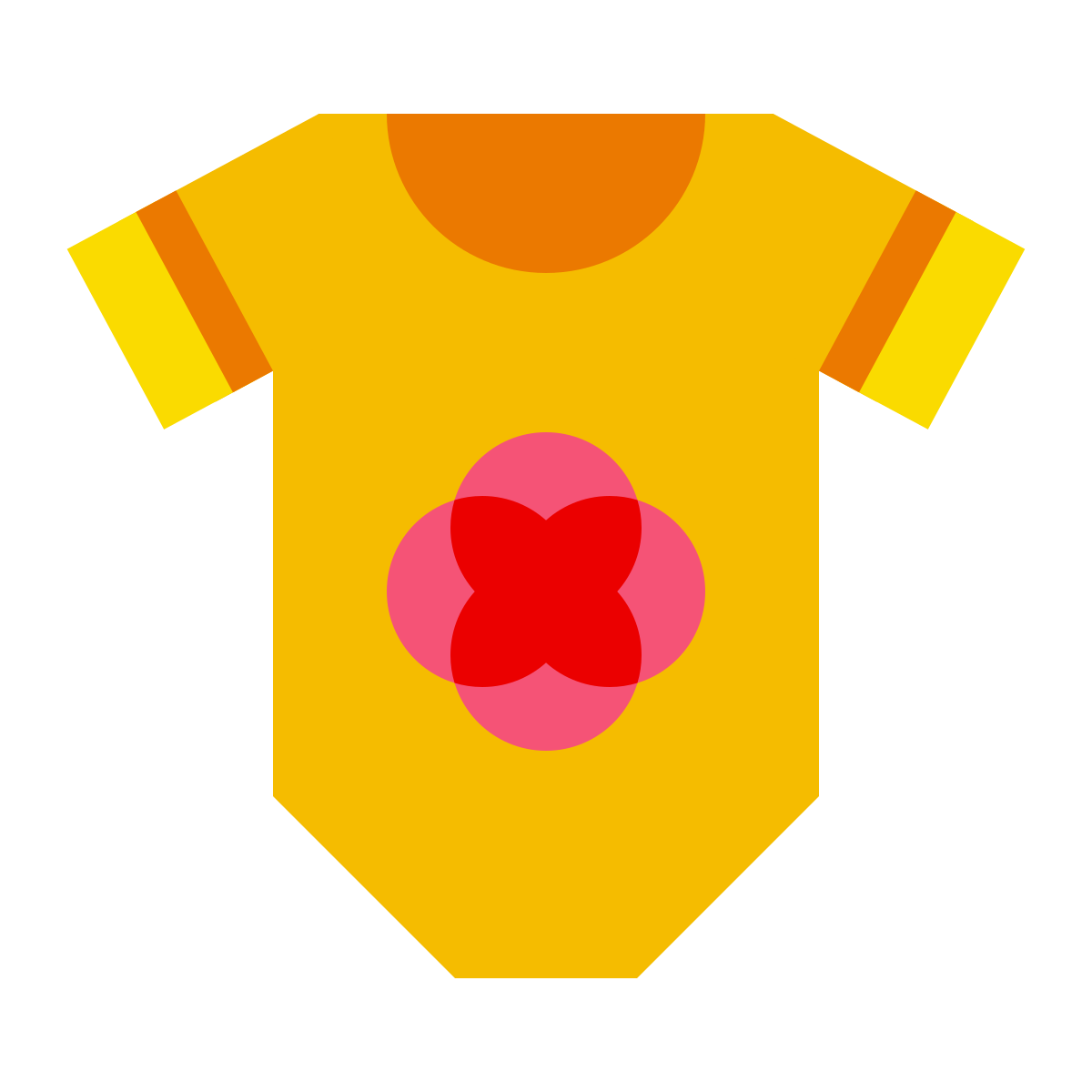 color glass style onesie icon