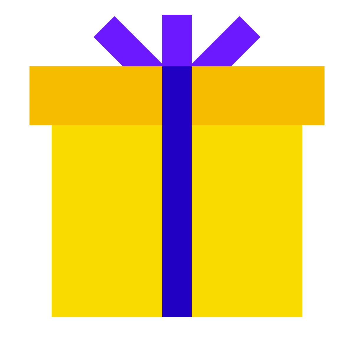 color glass style packaging icon