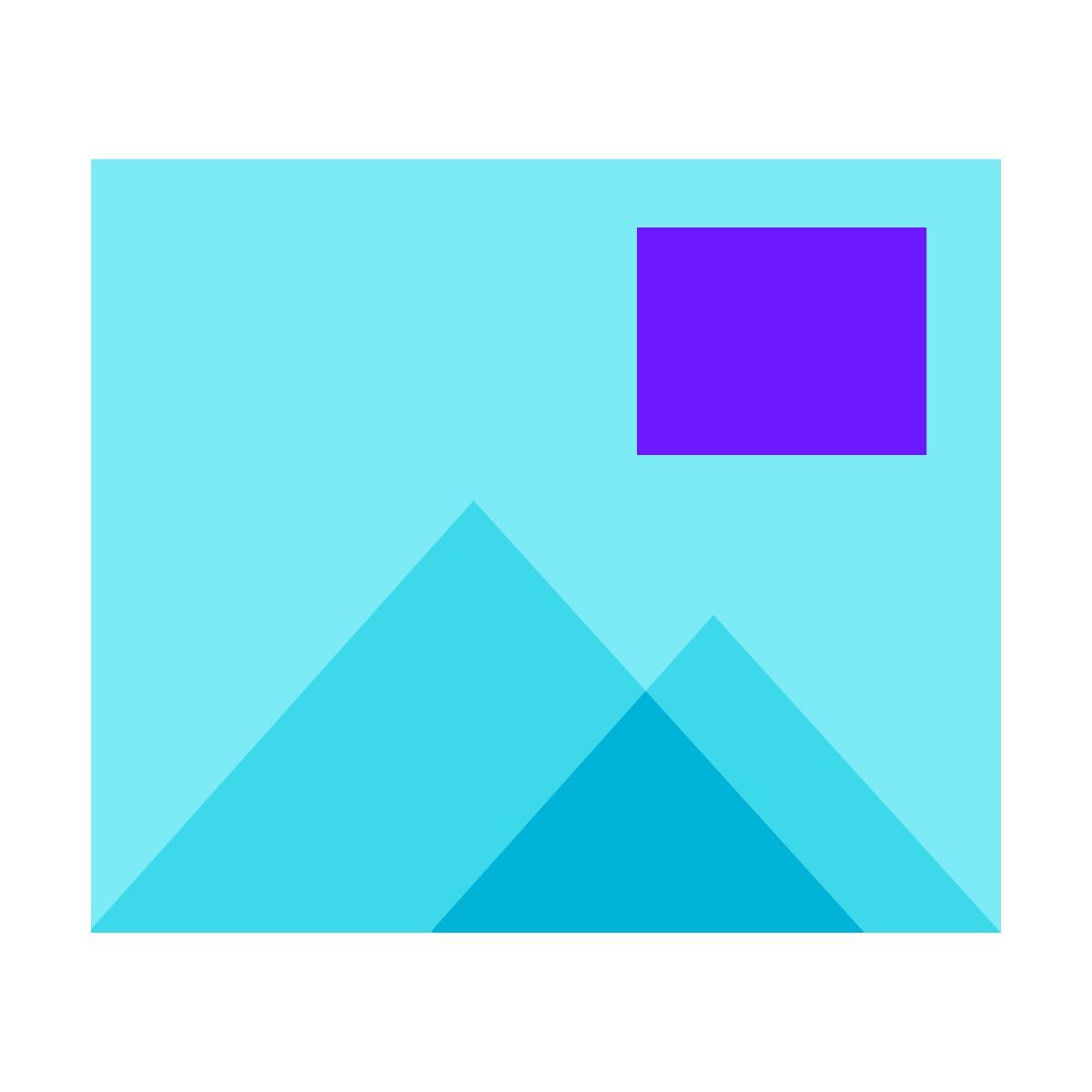 color glass style 画中画 icon