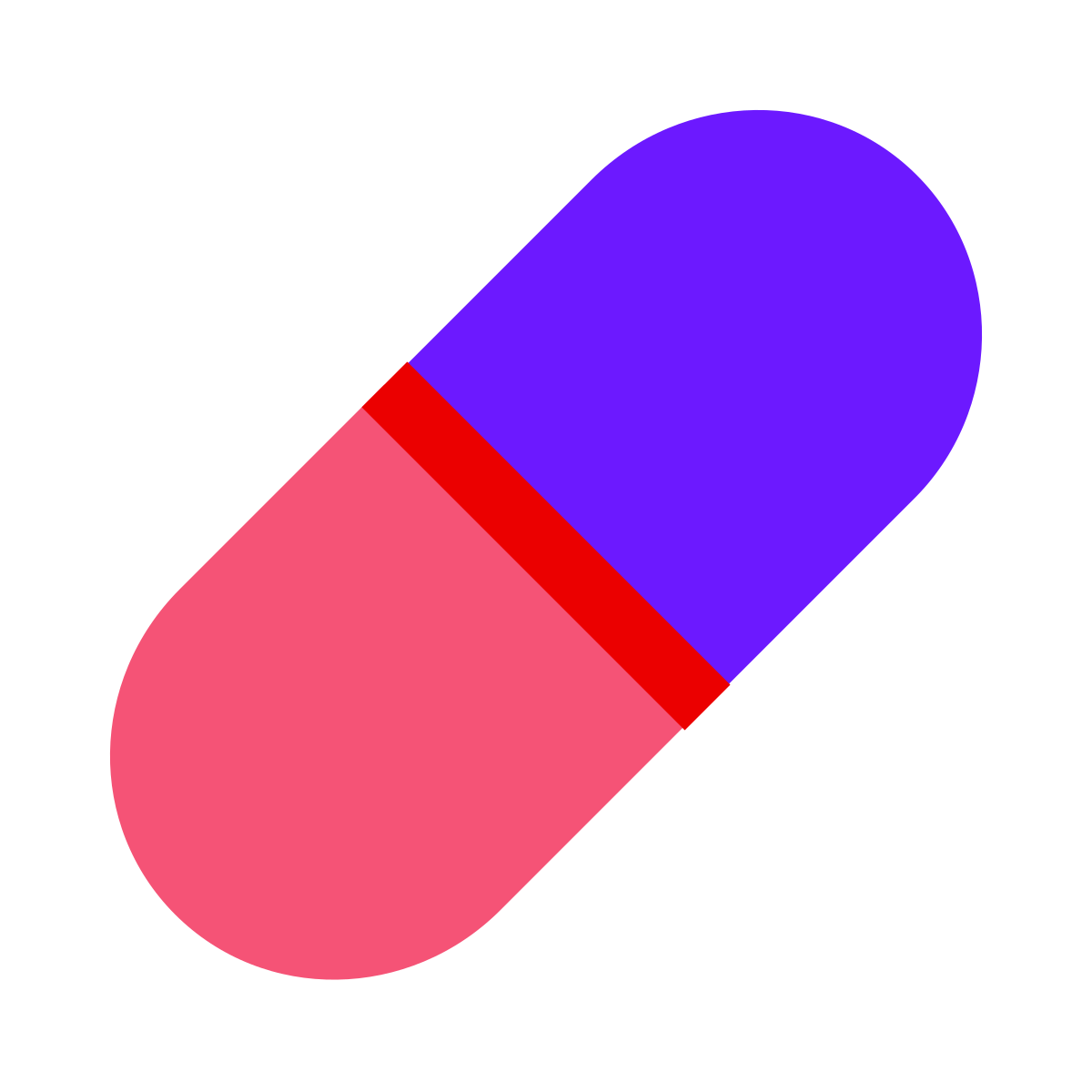 color glass style pill  v2 icon
