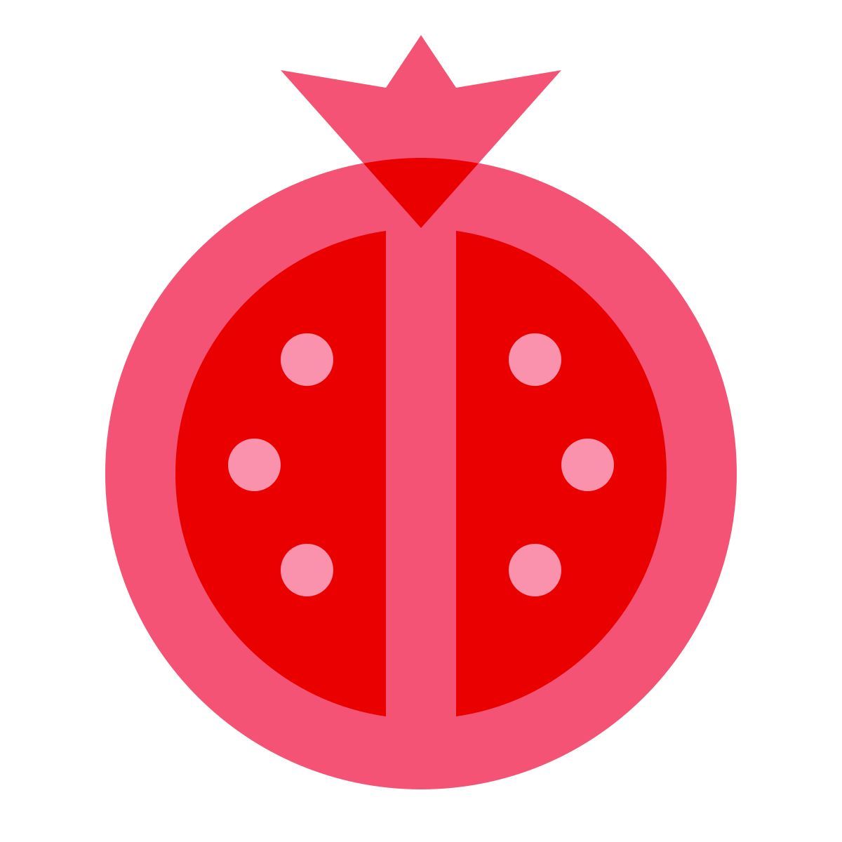 color glass style 石榴 icon