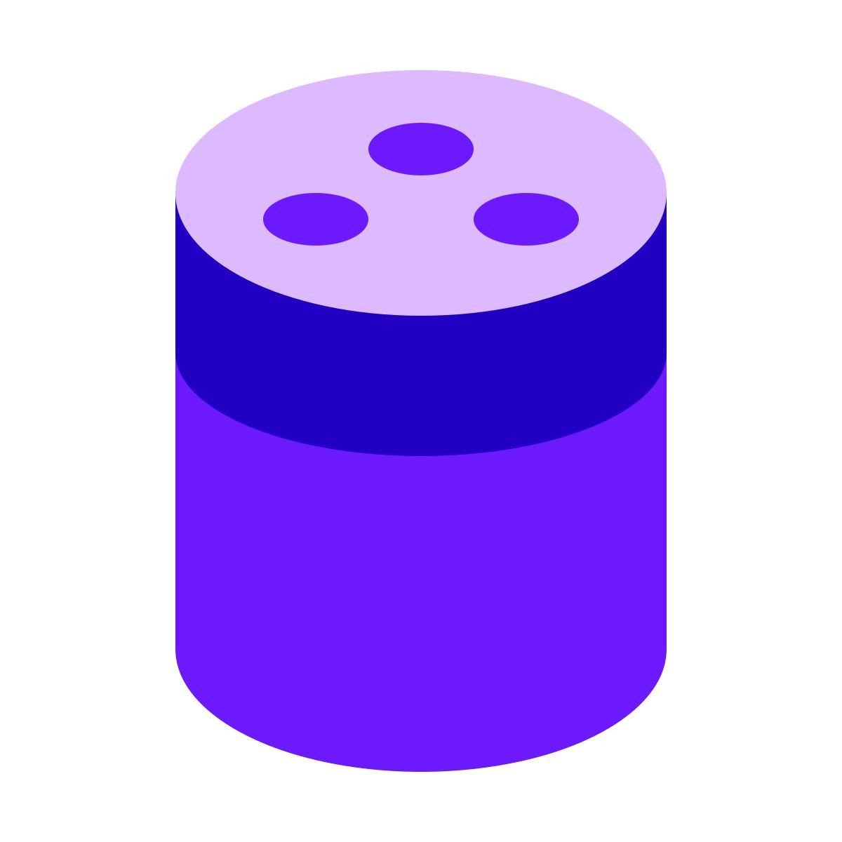 color glass style polvo icon