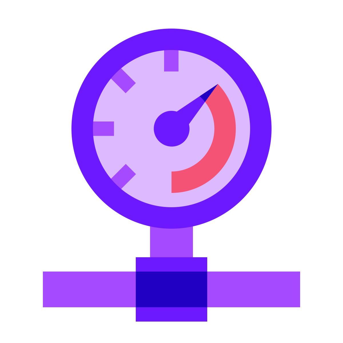 color glass style 压力 icon