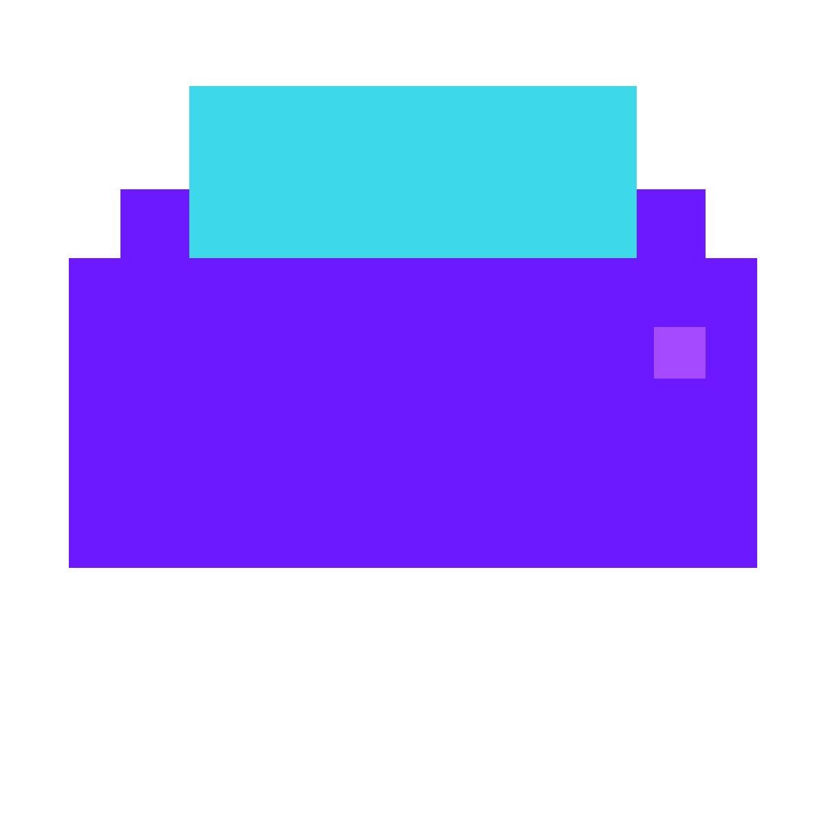 color glass style 인쇄 icon