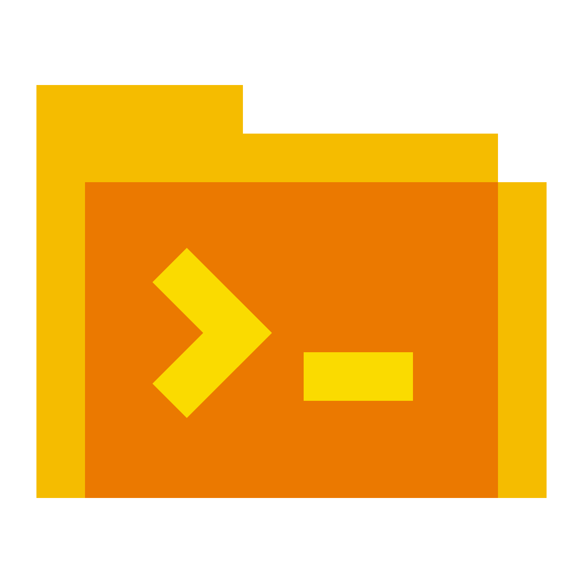color glass style program icon