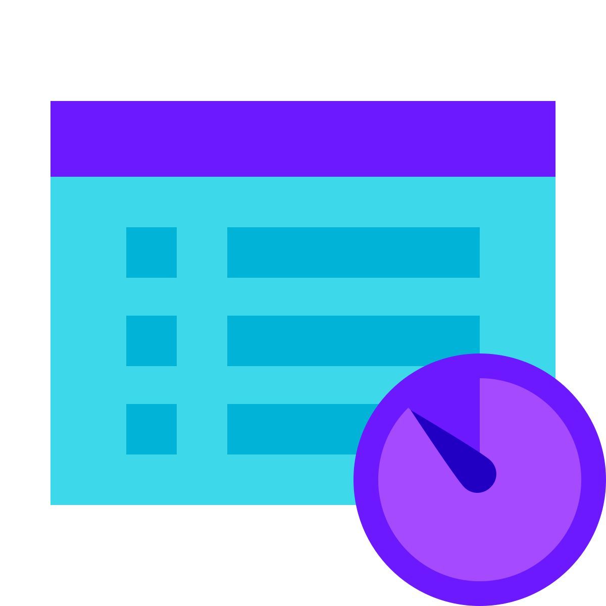 color glass style inmueble con temporizador icon