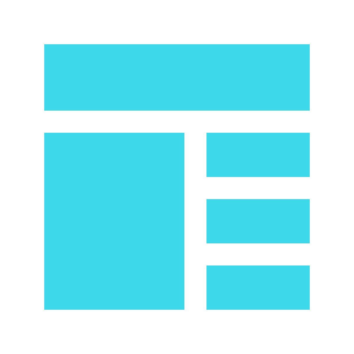 color glass style prototipo icon