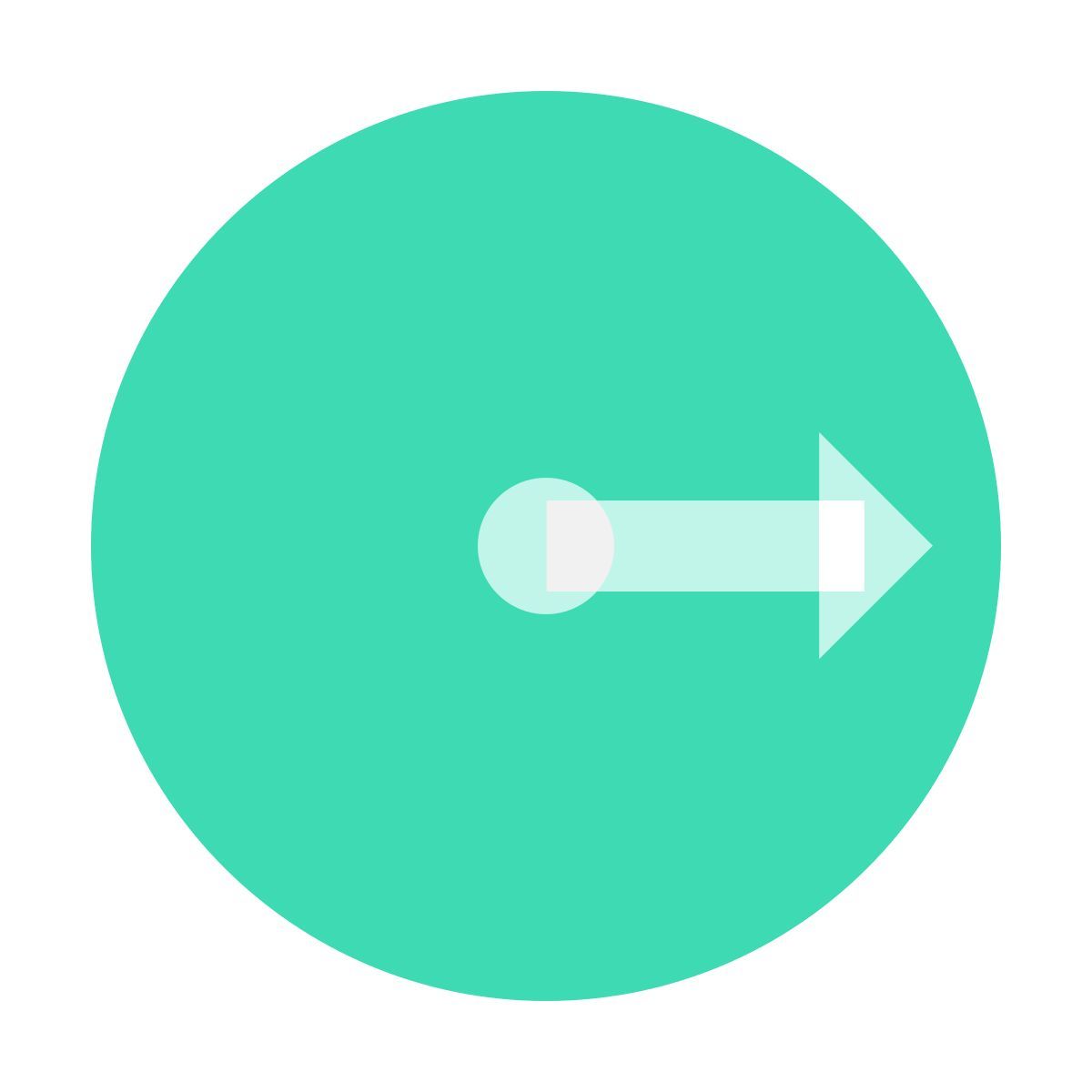 color glass style 几何图形 icon