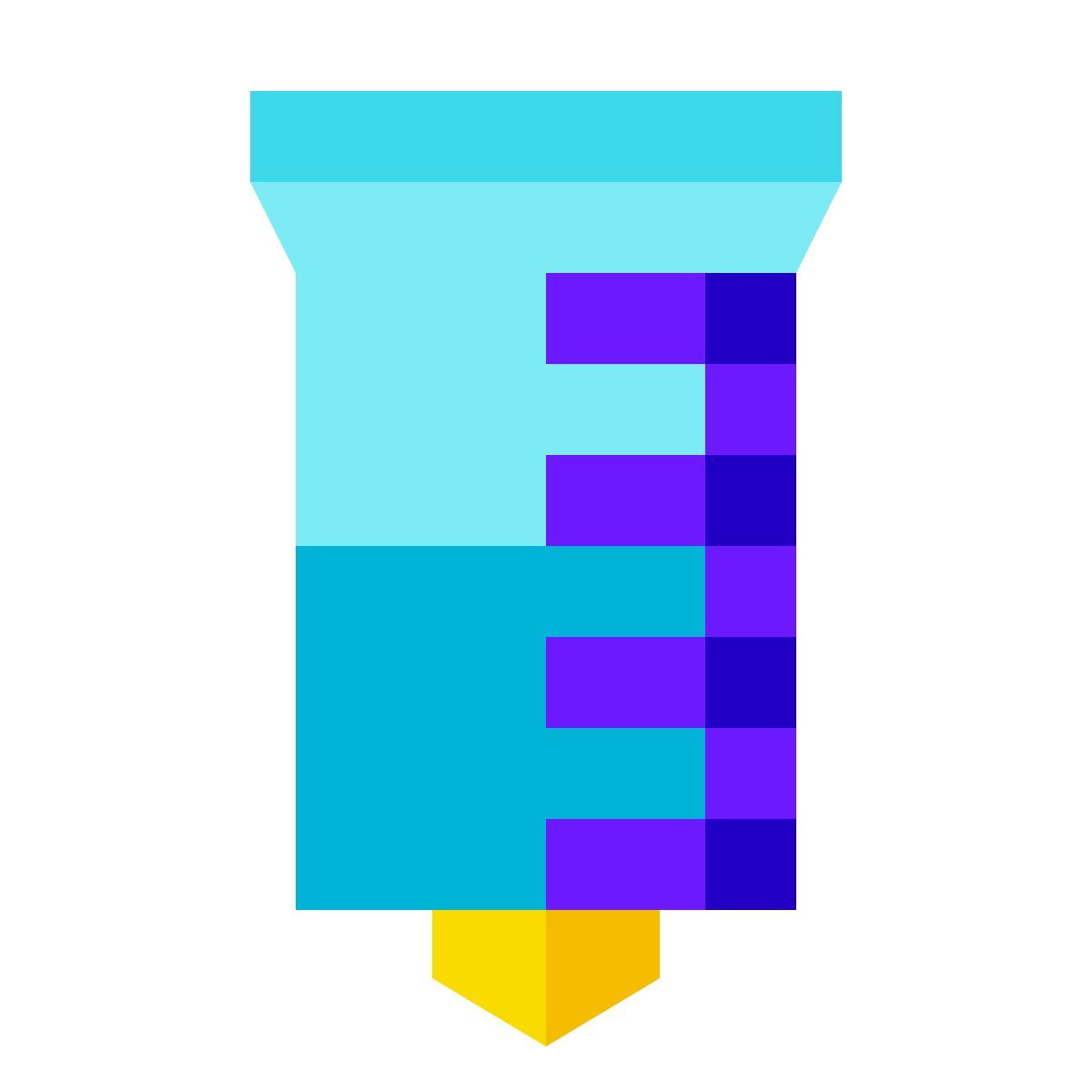 color glass style 雨量计 icon