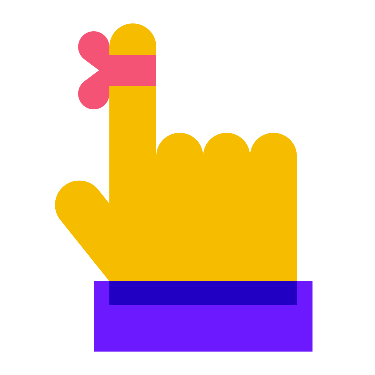 color glass style reminder icon