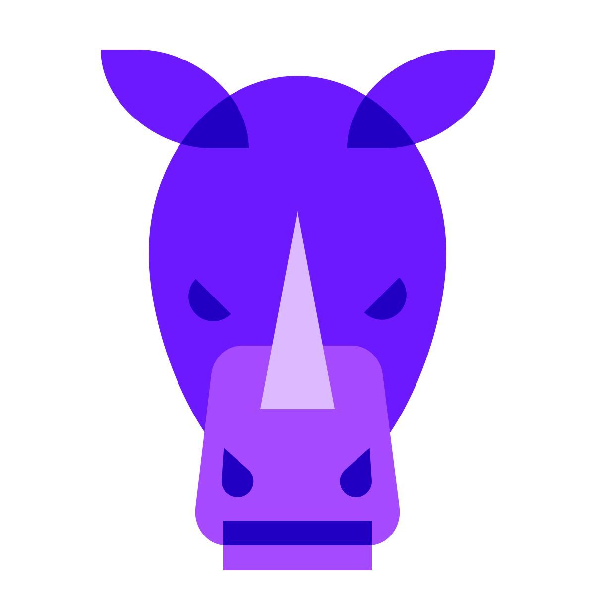 犀牛前视图 icon