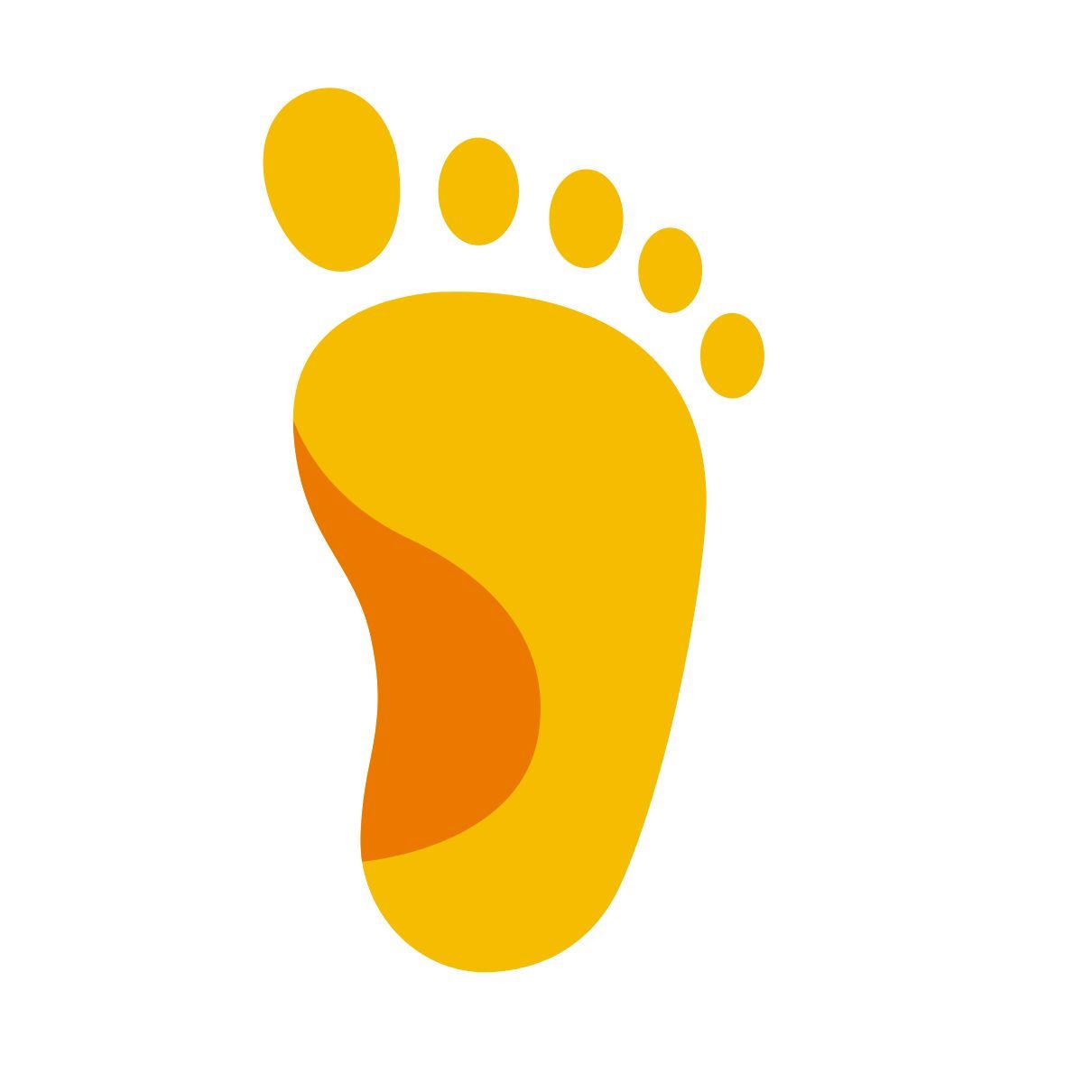 color glass style 右足迹 icon