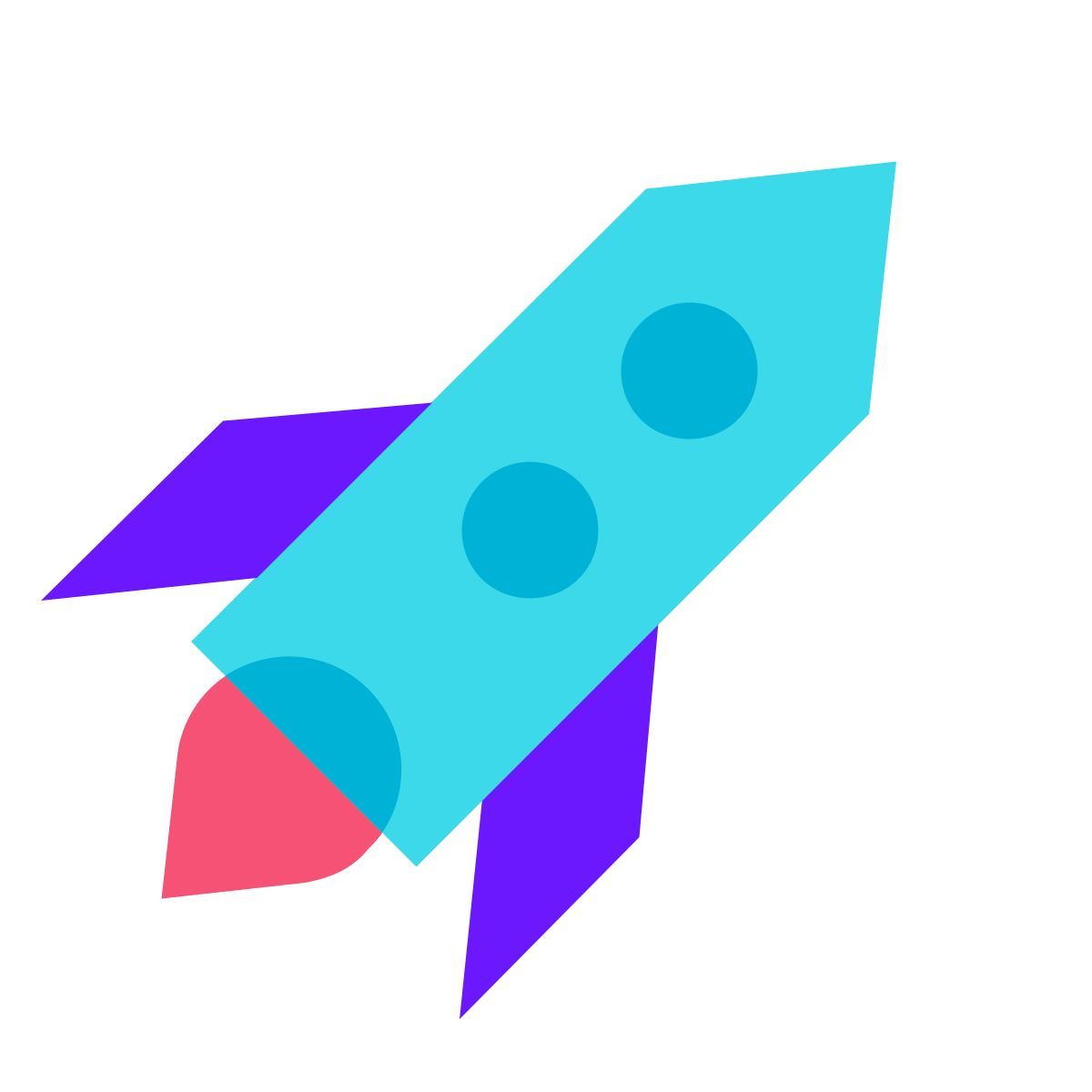 color glass style startup icon