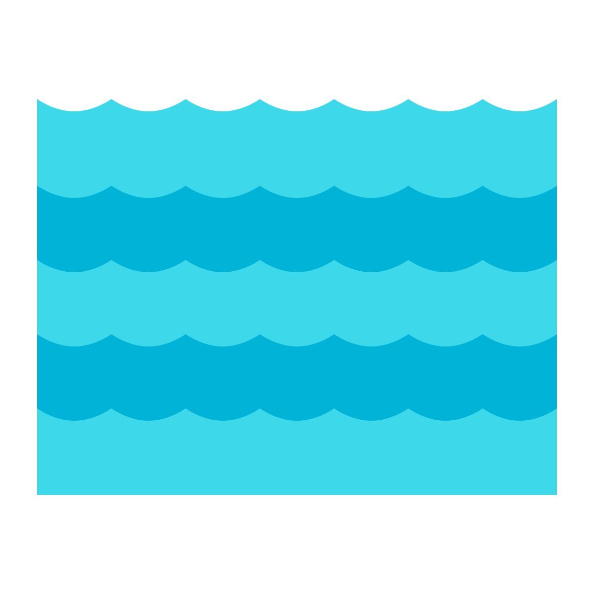 color glass style 海浪 icon